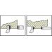 Outside Micrometer with Cr Finish Frame 3-4", Ratchet, 0,0001" | 101-120