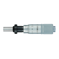 Micrometer Head, Carbide Tipped Spindle Standard Type, 0-15mm, 0,01mm, Flat, with Clamp Nut, Rev. Reading | 149-822-10