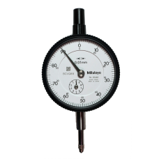 Dial Gauge, Flat Back, ISO Type 10mm, 0,01mm | 2046AB