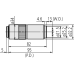 M Plan Apo 50X Objective for bright-field observation in visible range | 378-805-3