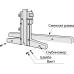 Vernier Depth Gauge Hook Type 0-200mm, 0,02mm, Fine adjustment | 527-412