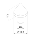 Cone receiver ø 12 mm CMM fixtures, eco-fix/eco-fixplus series | K550261