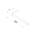 Rectangular receiver pin,  L = 100/25 mm opti-fix series | K550323