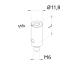 Location pin ø 12 mm CMM fixtures, eco-fix series | K551024