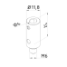 Location pin ø 12 mm CMM fixtures, eco-fix series | K551042