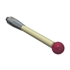 Stylus M4 ruby ball Ø8,0mm ceramic stem Ø4,5mm, base stainless steel Ø7,0mm L 50,0mm, ML 50,0mm | K651182