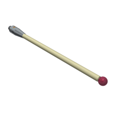 Stylus M4 ruby ball Ø6,0mm ceramic stem Ø4,0mm, stainless steel base Ø7,0mm, L 97,0mm, ML 86,0mm | K651183