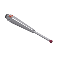 Stylus M2 ruby ball Ø1,0mm carbide stem Ø0.7mm, base stainless steel Ø3,0mm L 20,0mm, ML 7,0mm | K651248