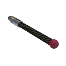 Stylus M3 ruby ball Ø4,0mm carbon fibre Ø3,0mm, base stainless steel Ø4,0mm L  31,0mm, ML 23,5mm | K651299