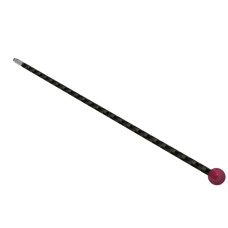 Stylus M3 ruby ball Ø10,0mm carbon fibre ø10 x 200 | K651313