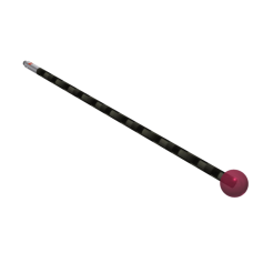 Stylus M2 ruby ball Ø8,0mm carbon fibre stem Ø3,0mm, base stainless steel Ø3,0mm L 100,0mm, ML 100,0mm | K651421