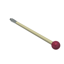 Stylus M2 ruby ball Ø6,0mm, ceramic stem Ø2,5mm, stainless steel base Ø3,0mm, L50mm, ML 50mm | K651543