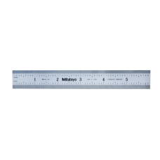 Steel Rule, Wide Rigid Rule 150mm/6", Metric/Inch | 182-106