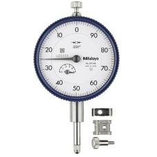 Dial Gauge, Flat Back, ANSI/AGD Type Reverse Dial Face, 0,5", 0,001" | 2914AB