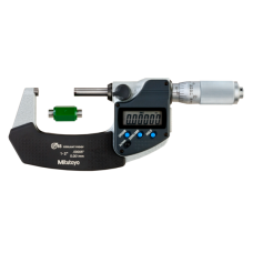 Digital Micrometer IP65, Inch/Metric 1-2", Friction Thimble, with Output | 293-336-30