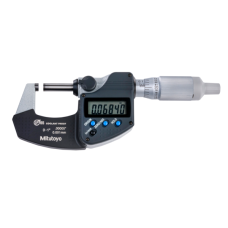 Digital Micrometer IP65, Inch/Metric 0-1", w/o Output, Ratched Thimble | 293-344-30