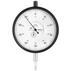 Dial Gauge, Flat Back, ISO Type 10mm, 0,01mm | 4046AB