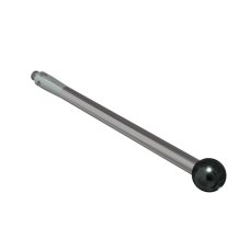 Stylus M2 diamond coated ball 5,05mm carbide stem Ø2,5mm, stainless steel base Ø3mm, L40mm, ML40mm | K650255