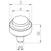 Cylinder pin  insert Ø 6,6-20,0mm CMM fixtures, eco-fix/eco-fixplus series | K550064