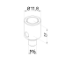 Magnetic receiver ø 12 mm CMM fixtures, eco-fix series | K551073