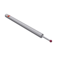 Stylus for holder, ruby ball Ø0,5mm carbide stem Ø1,0mm, L 15,25mm, ML 2,25mm | K651069