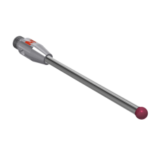 Stylus M3 ruby ball Ø2,0mm carbide stem Ø1.5mm, base stainless steel Ø4,0mm L 30,0mm, ML 22,0mm | K651120