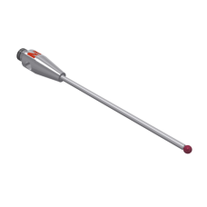 Stylus M2 ruby ball Ø1,0mm carbide stem Ø0.7mm, base stainless steel Ø3,0mm L 27,5mm, ML 20,5mm | K651256