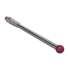 Stylus M2 ruby ball Ø3,0mm carbide stem Ø2,0mm, base stainless steel Ø3,0mm L 30,0mm, ML 27,5mm | K651260