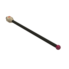 Stylus M5 ruby ball Ø6,0mm carbon fibre stem Ø4mm, titanium base Ø10,0mm, L100mm, ML 90,1mm | K651521