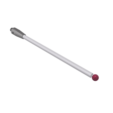 Stylus M4 ruby ball Ø5,0mm, ceramic stem Ø3,8mm, stainless steel base Ø7,0mm, L100mm, ML 83,5mm | K651587