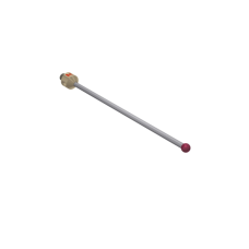 Stylus M5 ruby ball ø5,0mm Stylus M5, ruby ball Ø5mm, carbide stem Ø3mm, titanium base Ø10mm, L100mm, ML91,5mm | K651622