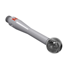 Stylus M3 silicon nitride ball ø5,0mm Stylus M3 silicon nitride ball ø5,0mm, stainless steel stem Ø2,5mm, stainless steel base Ø4,0mm, L21mm, ML 17mm | K651787