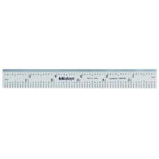 Steel Rule, Wide Rigid Rule 150mm/6", Metric/Inch | 182-107