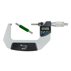 Digital Micrometer IP65, Inch/Metric 3-4", w/o Output, Ratched Thimble | 293-347-30