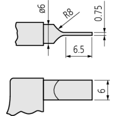 Absolute Digital Blade Mic. QuickMike Inch/Metric, IP65, 0-1,2" | 422-421-20