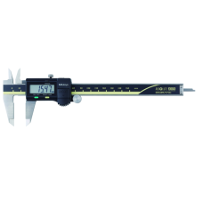 Digital ABS AOS Caliper, OD Carb. Jaws 0-150mm, Blade, Thumb Roller, Data Outp. | 500-154-30