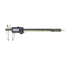 Digital ABS AOS Caliper, OD Carb. Jaws Inch/Metric, 0-8", Blade, Thumb R., Outp | 500-176-30