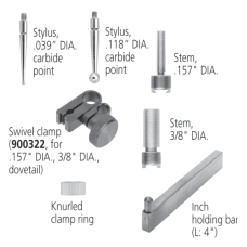 Параллельный рычажный индикатор 0,03", 0,0005", 4/9,52mm Stem, Bracket | 513-482-10T