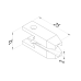 Pair of exchangeable prismatic tips for clamping tweezers N° K551019 opti-fix series | K551006