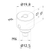 Adapter pin eco-repro ø 20 mm CMM fixtures, eco-fix/eco-fixplus series | K551067