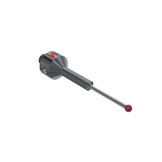 Stylus M5 ruby ball Ø2,5mm carbide stem step Ø4,0mm -Ø1,5mm, base titanium Ø11,0mm, L 42,75mm, ML 17,75mm | K650653