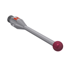 Stylus M3 ruby ball Ø3,0mm carbide stem Ø1.5mm, base stainless steel Ø4,0mm L 20,0mm, ML 15,6mm | K651110