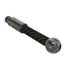 Stylus M3 silicon nitride ball Ø5,0mm carbon fibre Ø3,0mm, base stainless steel Ø4,0mm L 21,0mm, ML 21,0mm | K651304