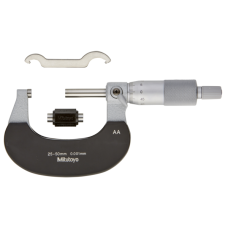 Outside Micrometer with  Heat Ins. Plate 25-50mm, 0,001mm | 102-312