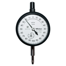 Dial Gauge, Flat Back, ISO Type Jeweled Bearing, 5mm, 0,001mm | 2119AB-10