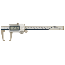 Digital ABS Neck Caliper 0-150mm, IP67, Thumb Roller | 573-651-20