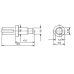 Rockwell diamond indenter, slim type with DAkkS calibration certificate conforming to ISO 6508-2 with  function test | 63DIA009