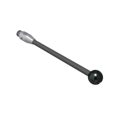 Stylus M3 diamond coated ball 5,05mm carbide stem Ø2mm, stainless steel base Ø4mm, L40mm, ML40mm | K650256