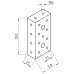 Build up plate multiflexprofile /eco-fixplus Mounting cuboid for module assembly | K550601