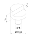 Stopper element ø 20 mm CMM fixtures, eco-fix/eco-fixplus series | K550982